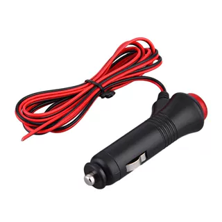 12-24V 汽车摩托车 点烟器带线 2468 20AWG红黑并线 1.5米