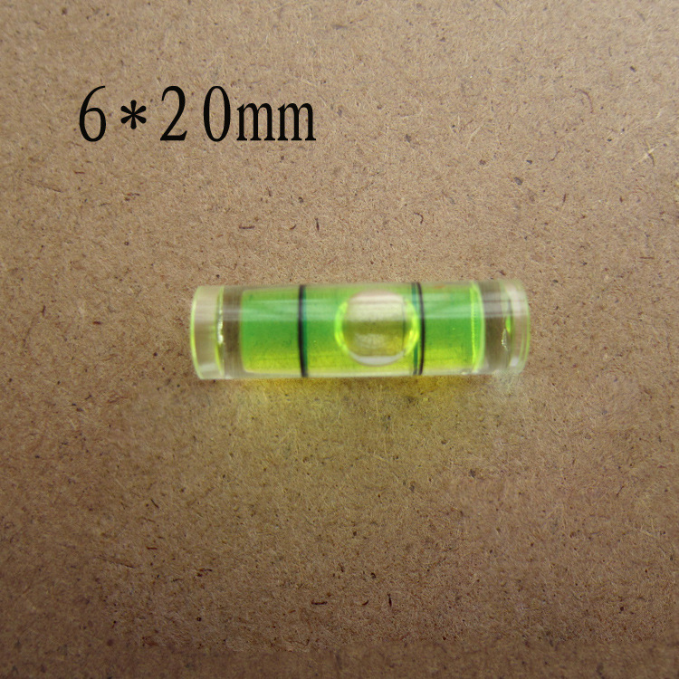 6*20水平泡 迷你水平仪 水准泡安装测水平珠