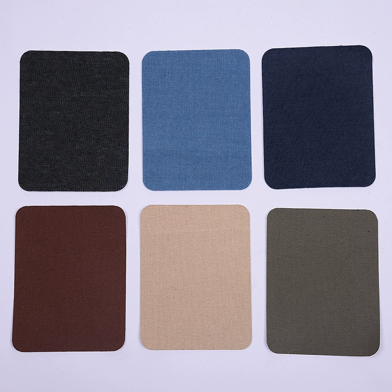 Leather -back gel without trace large patch sticker blue denim piercing holes supplement jeans clothes to repair elbow elbow