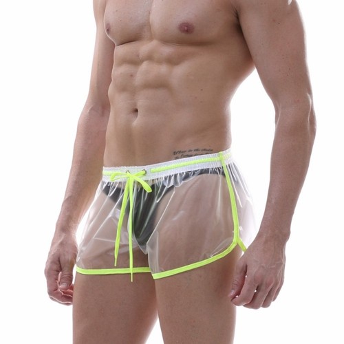 Men's waterproof inner swimming trunks fully transparent chemical fiber blended material Amazon boxer briefs Arrow shorts 1041LK