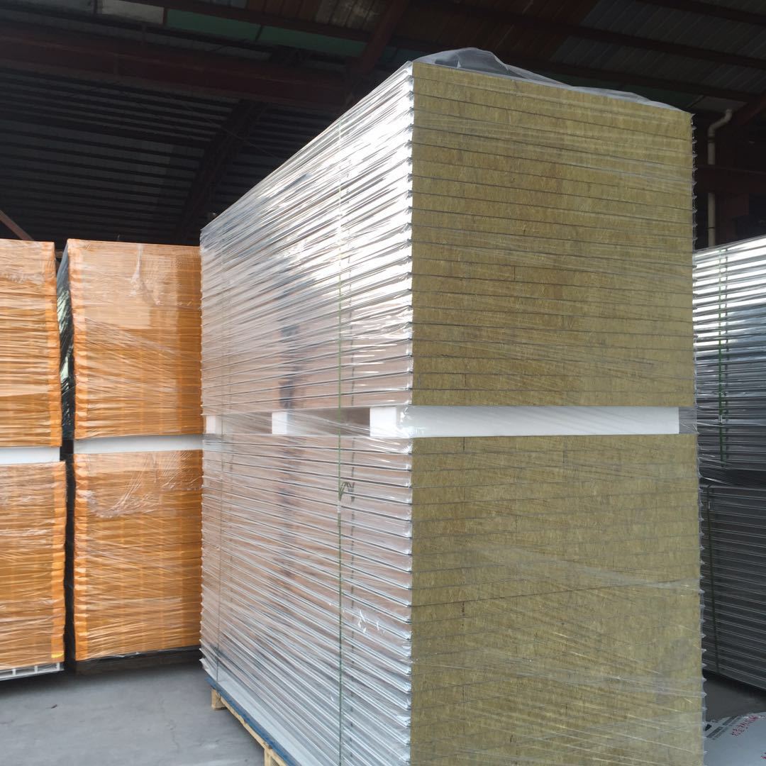 深圳厂家直销防火岩棉彩钢板50mm厚单抗静电岩棉板 量大优惠