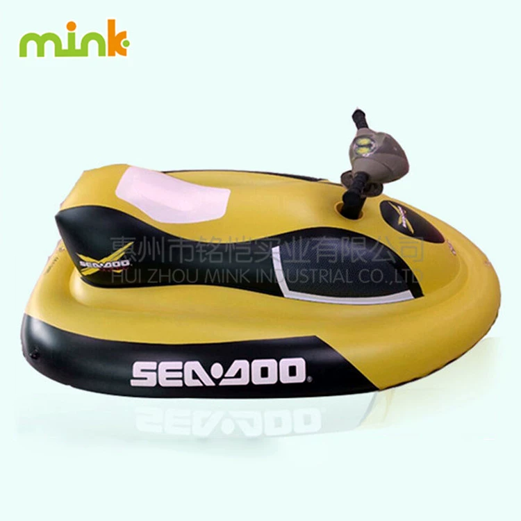 Водная надувная игрушка PVC, электрическая безопасная мотоцикл