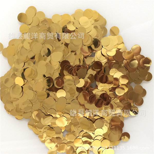 double-sided golden round balloon