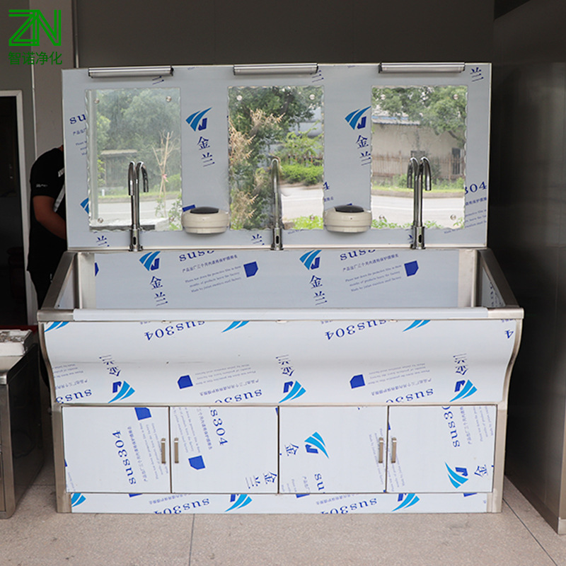 厂家定制 不锈钢洗手池手术室三人不锈钢洗手池厨房水槽单槽