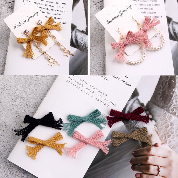 Soft earrings handmade