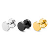 Fashionable earrings stainless steel suitable for men and women, European style, simple and elegant design, wholesale