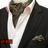 Tie, retro neckerchief, scarf, set, polyester