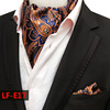 Tie, retro neckerchief, scarf, set, polyester