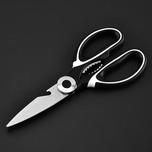 Manufacturer supplies multifunctional stainless steel scissors, kitchen scissors, household scissors, powerful chicken bone scissors, walnut clippers wholesale