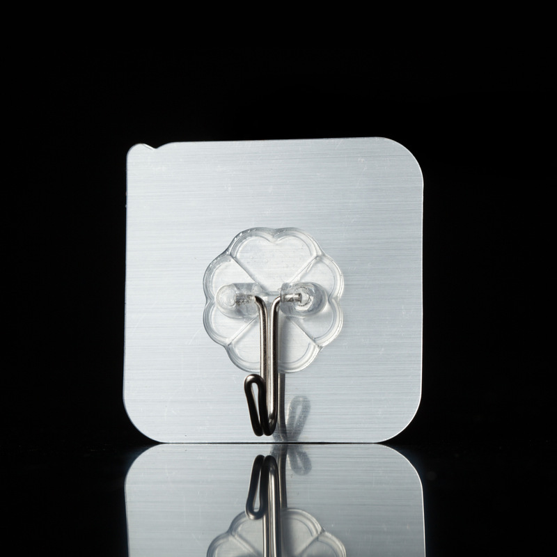 Seamless Hook Brushed Magic Paste Hook Bathroom Kitchen Waterproof Super Load-bearing Hook Factory Outlet