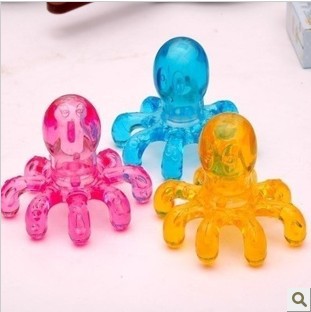 C fresco adelgazamiento masaje resina cristal pulpo masajeador multi-color al azar