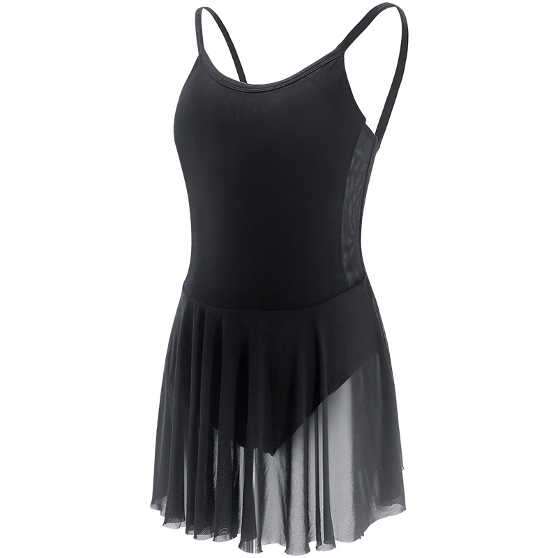 Ropa de práctica de danza para adultos ropa de gimnasia de ballet examen DE ARTE ropa física aérea yoga danza gasa falda maestro mono