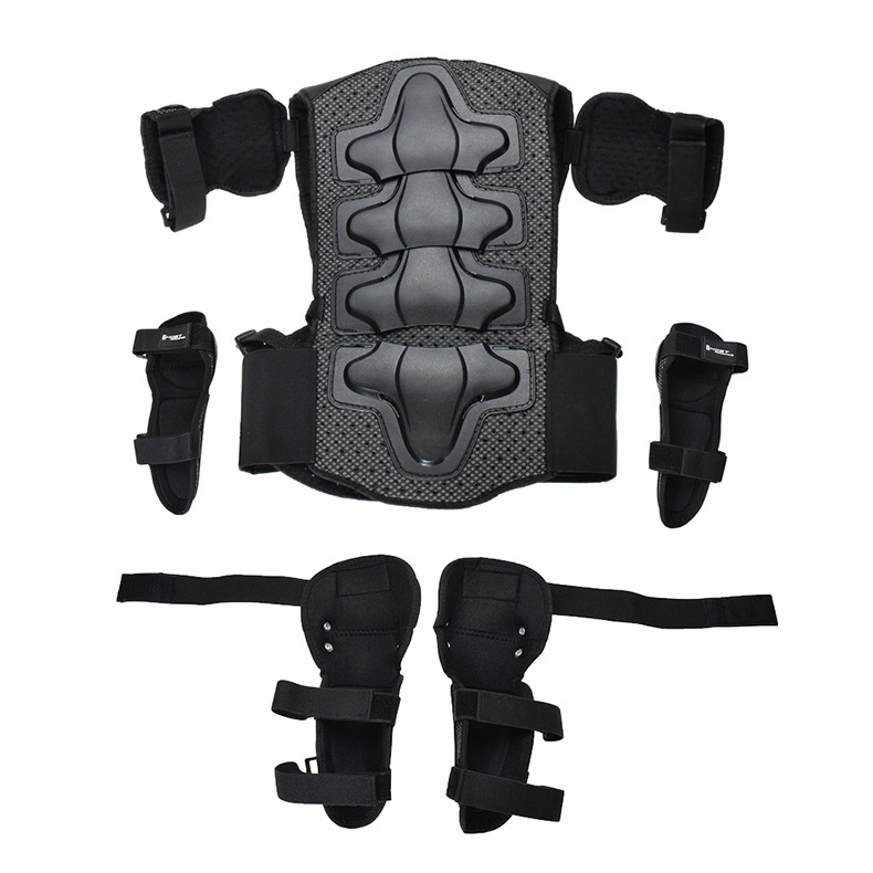 Directo de fábrica de la motocicleta equipo de protección para niños ropa de armadura de seguridad traje de protección deportiva ARMOR rodillera codo pad