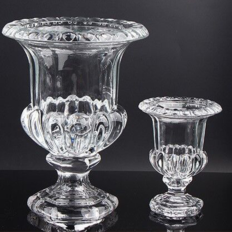 transparent crystal glass decorations for home use