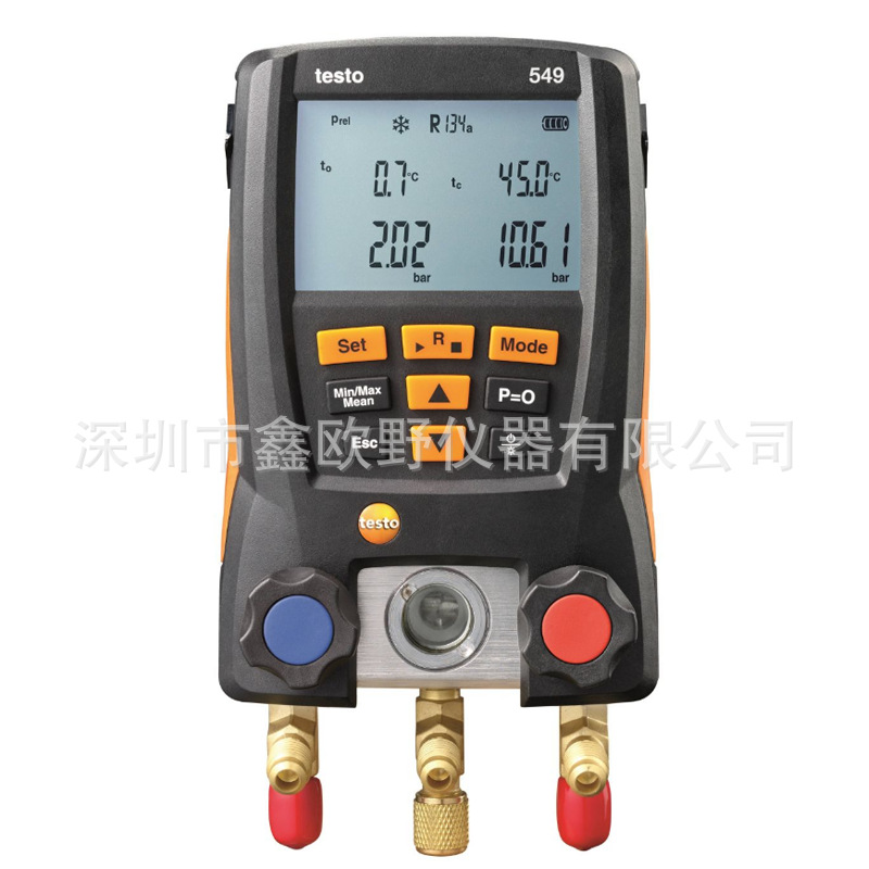德图testo549电子冷媒表组压力表压力仪表数显压力表