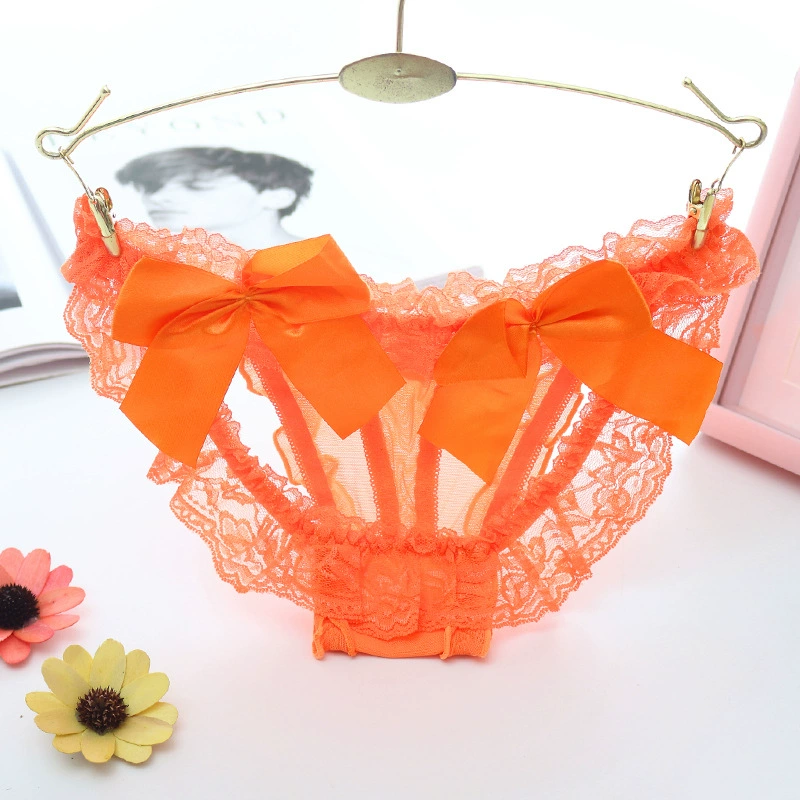 Mesh ladies underwear, low waist sexy transparent mesh panties, women's butt lifting, butt revealing briefs 8020
