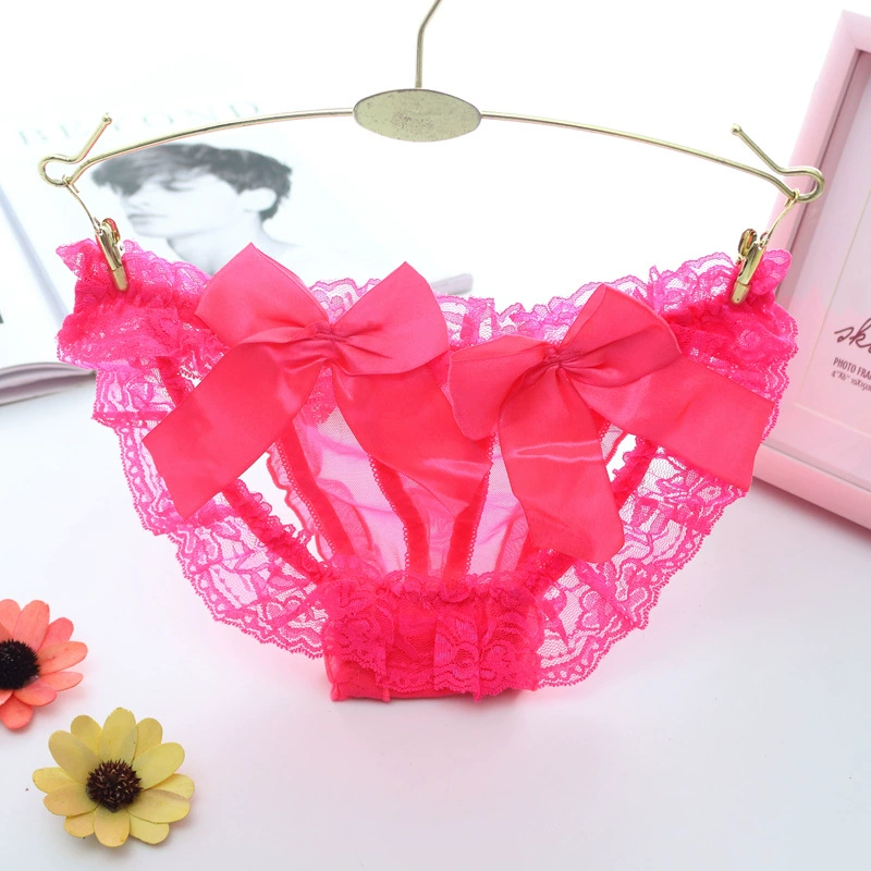 Mesh ladies underwear, low waist sexy transparent mesh panties, women's butt lifting, butt revealing briefs 8020