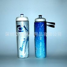 创意塑料食品级运动水壶单层双层挤压水壶户外骑行运动水壶