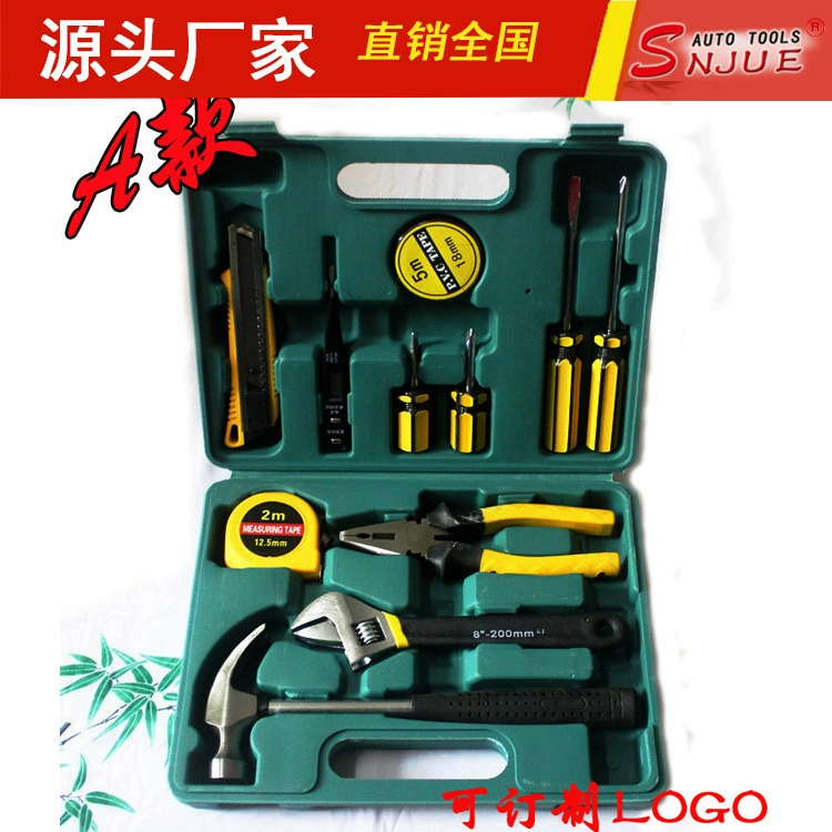 Аппаратные средства 12 частей портативный автомобиль аварийный ящик для инструментов костюм отвертка комбинированный инструмент 8012