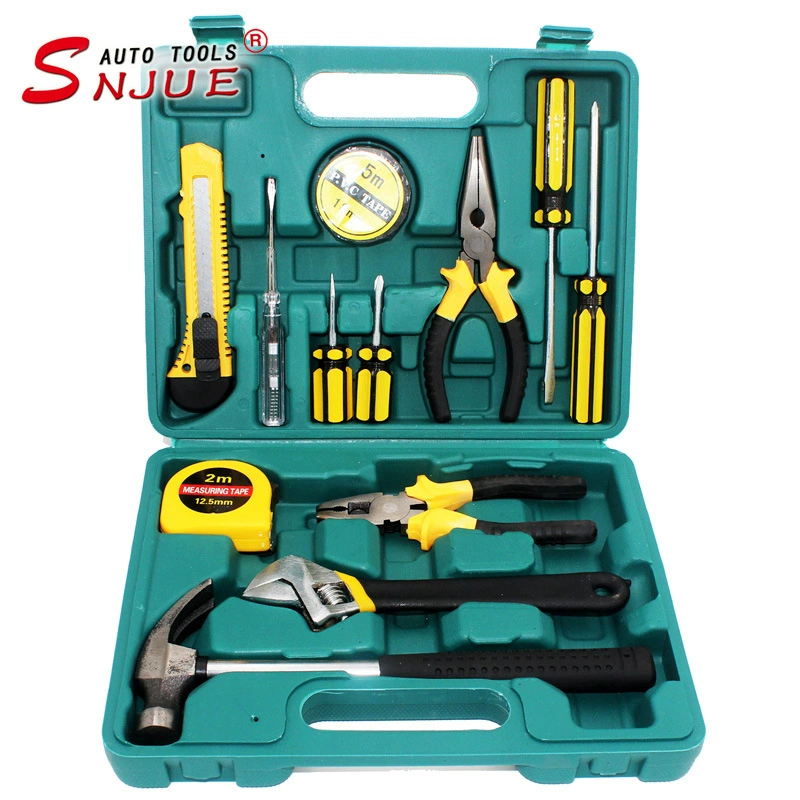 B Аппаратные инструменты из 13 предметов подходят для подарочного комбинированного ящика для инструментов автомобиля и дома двойного назначения с молоточным ключом 8013G