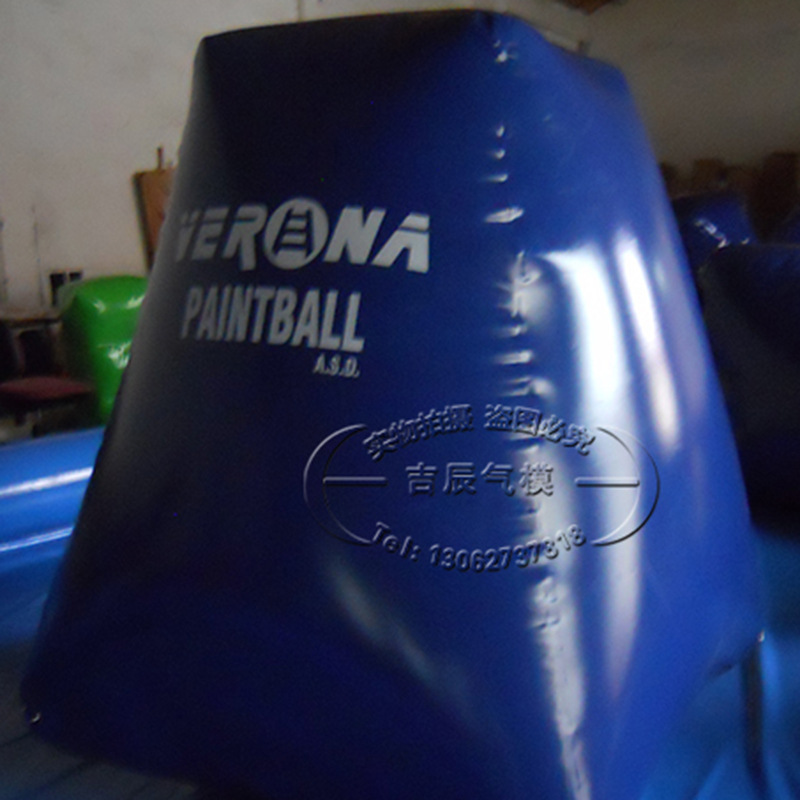 Fabricante personalizado camuflaje CS campo de la pared persona real CS refugio inflable modelo CS campo equipo de barrera de pared