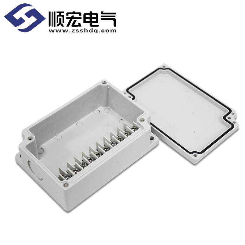 现货供应天齐TJ-10P接线端子盒  TIBOX塑料防水接线盒75*110*40mm