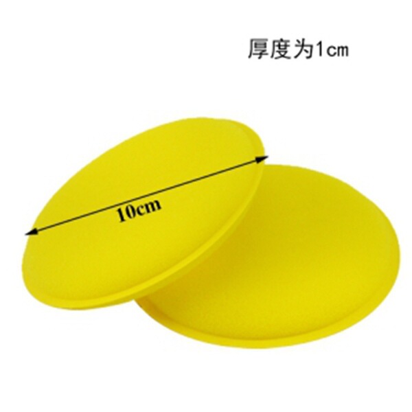 waxed round cosmetic polishing cloth