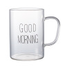 INS Nordic Water Cup Female Glass Goodmorning Cup Morning Breakfast Cup Milk Cup Student