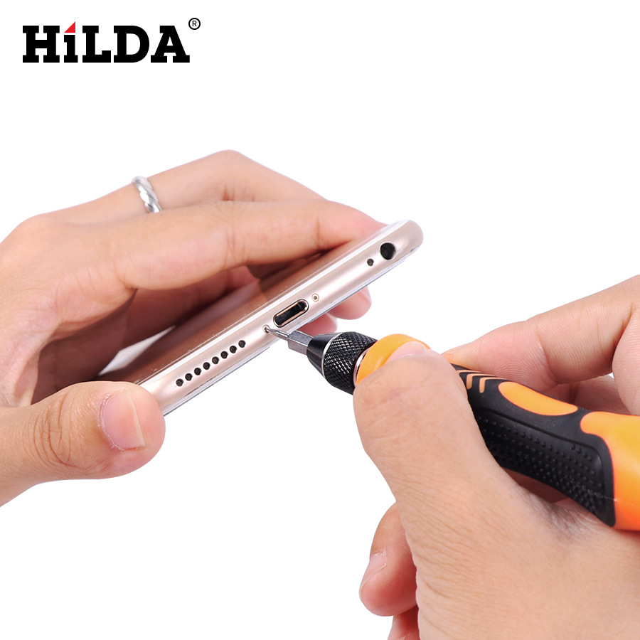 Venta directa de fábrica Hilda Cruz destornillador alta dureza multifunción desmontaje herramienta de reparación de teléfonos móviles