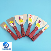 不锈钢油灰刀 木柄铁柄铲刀中厚加厚批腻子灰刀 清洁刀 清缝刀