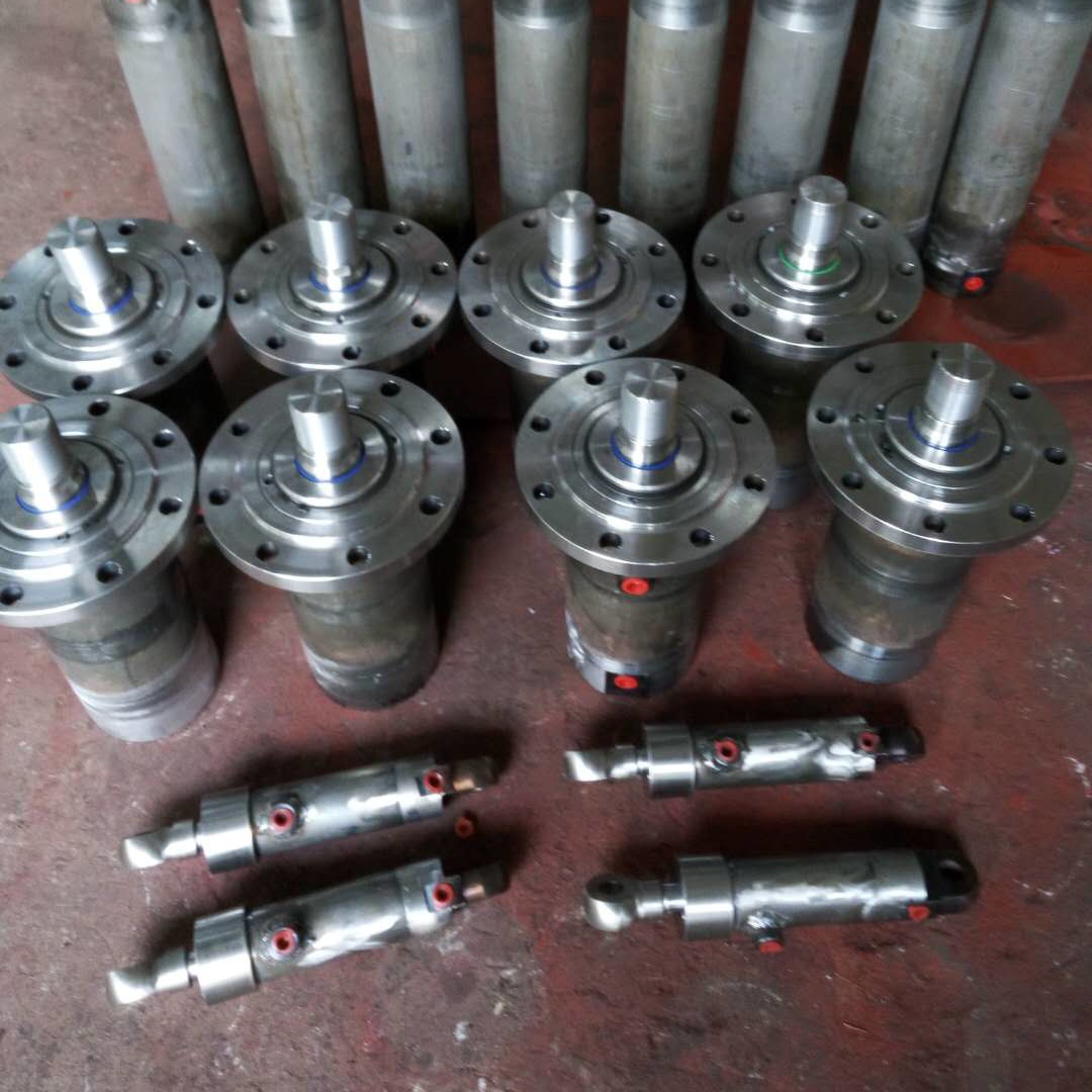 生产供应各种工程油缸前法兰式双向液压油缸大吨位建筑工程用油缸