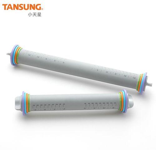 Baking Tools Silicone Flour Rolling Pin Adjustable Thickness Rolling Pin Silicone Flour Rolling Pin Wholesale