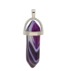 Purple striped agate