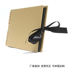 Thin ribbon circlip A4 page-turning photo album creative handmade gift album factory direct sale on Amazon