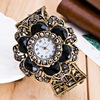 Watch, metal retro gold bracelet, quartz watches