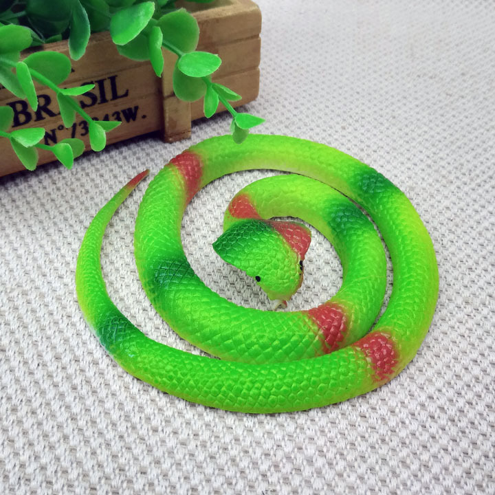 Serpiente de Goma de Simulación F1242 de Caucho, Alta Simulación para Bromas