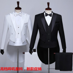 タキシード生地タキシード男性スーツ身を修めるドレス年会司会者マジックジャズダンス合唱服