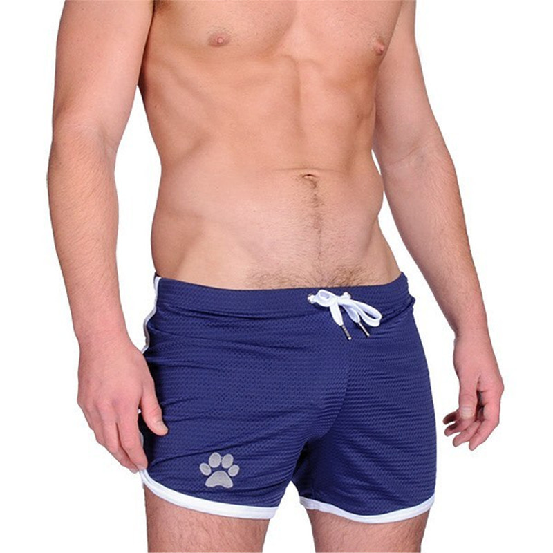 Pantalones cortos deportivos de verano para hombre, pantalones cortos ultrafinos informales para playa, de secado rápido, holgados, transpirables, para culturismo