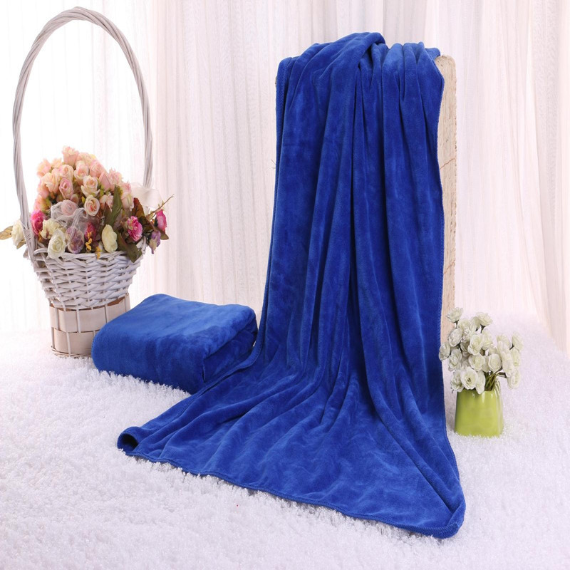 Car Supplies Car Wash Towel160*60 Thick Super Soft Brushed Car Wipe Towel Large Bath Towel Thick300g