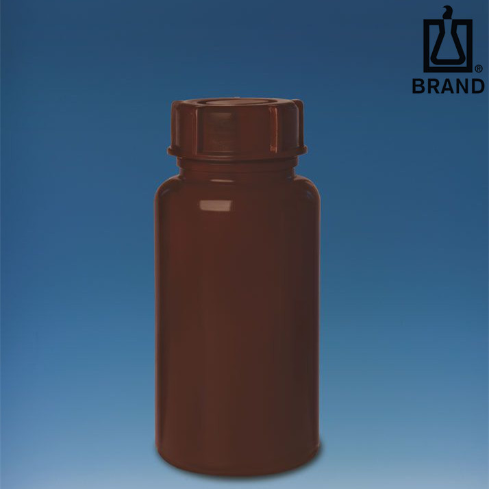 BRAND/普兰德试剂瓶琥珀色PE-LD含螺旋盖宽颈