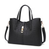 Trend fashionable one-shoulder bag, 2023, crocodile print