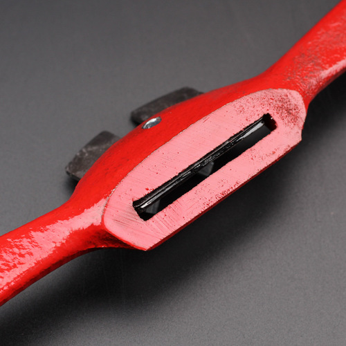 Cast iron mahogany Wolf brand woodworking plane red large 225mm adjustable iron handle handmade bird plane plane