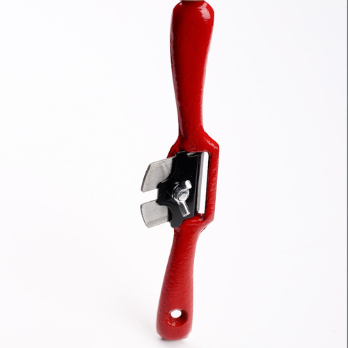 Cast iron mahogany Wolf brand woodworking plane red large 225mm adjustable iron handle handmade bird plane plane