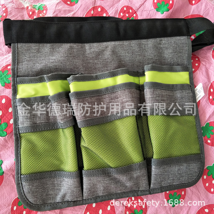 厂家直供园林工具带 园林腰包 网布花园工具包保洁包园林腰包