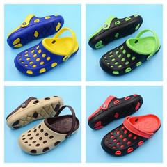 鏤空洞洞鞋男士涼鞋2018夏季新款包頭拖鞋防滑外穿透氣沙灘豬籠鞋