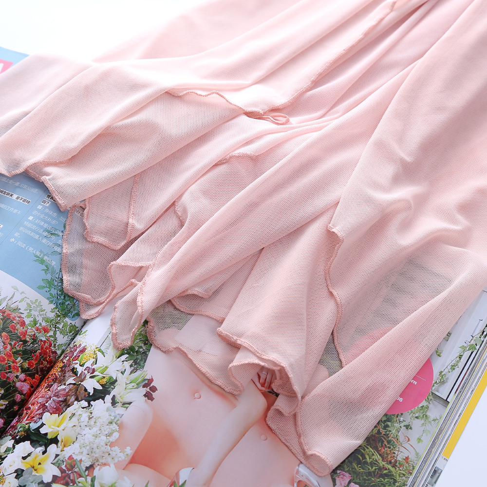 Two-piece Sexy Pajamas Set European and American Women's Lace Lingerie Uniform Temptation Sling Nightdress