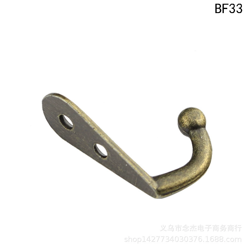 Hanging hook single hook gold imitation antique hook hanging hook hook small hook alloy hook single hook clothes hook hook special hook