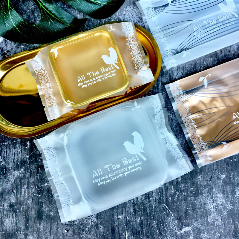 幸福小鸟 50克中秋月饼包装袋100克烘焙食品袋80克蛋黄酥曲奇袋子