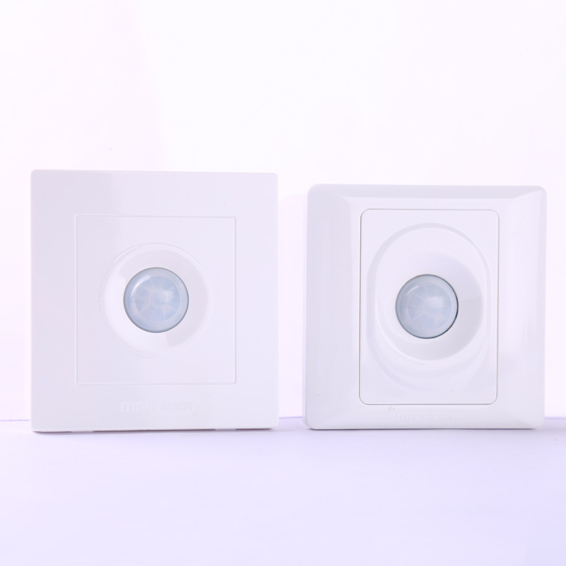 美尔特86型人体感应开关 红外线感应开关延时 酒店宾馆楼道灯控制