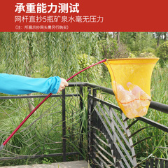 Factory wholesale electroplated carbon fiber dip net 60/80/90 cm single-section dip net flying shock dip net fishing gear